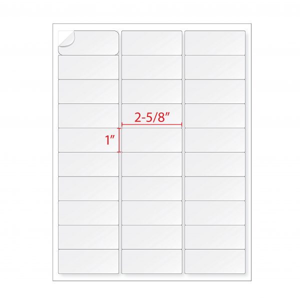 2x4 Labels for Address Same Size as Compatible Avery 5163, 5263, 8163 ...