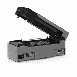 An open Rollo printer